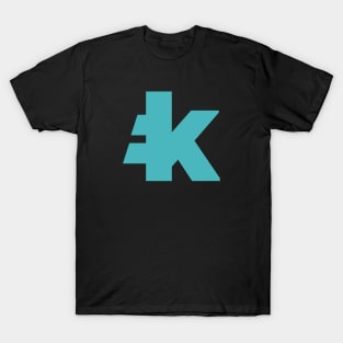 Kryll.io Cryptocurrency - Teal Logo T-Shirt